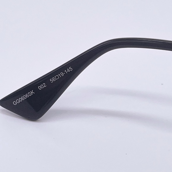 NEW GUCCI GG0606SK 002 SUNGLASSES GUCCI CAT EYE FRAME - Picture 12 of 14